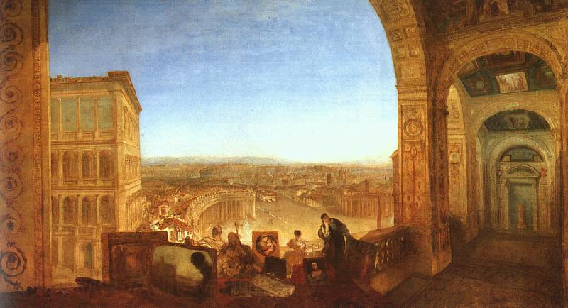 Joseph Mallord William Turner Rome from the Vatican France oil painting art